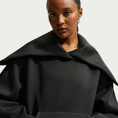 HAMCUS MESH GP DRAWSTRING PULLOVER 黒 Nike Pregame Fleece Women's Oversized Pullover Hoodie. Nike.com